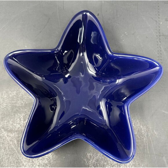 3 PIER 1 STAR SHAPED NESTING SERVING BOWLS Red White Blue Patriotic July 4th HTF - Picture 7 of 15